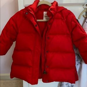 Zara girl down coat size 6